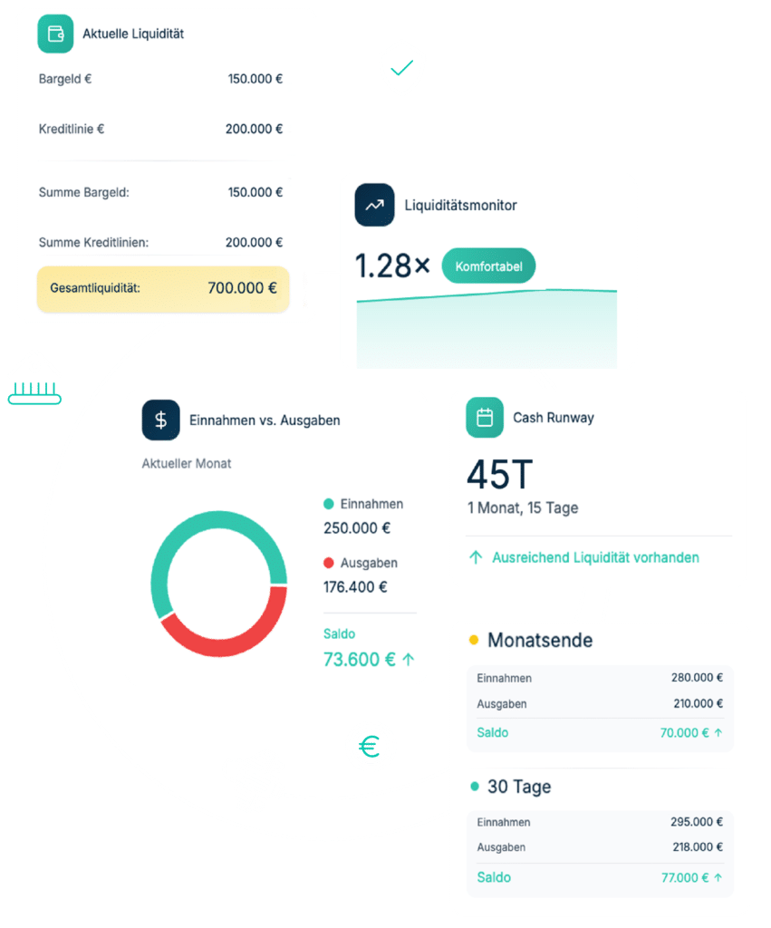 fino ai agents screen - Liquiditätsmanagement